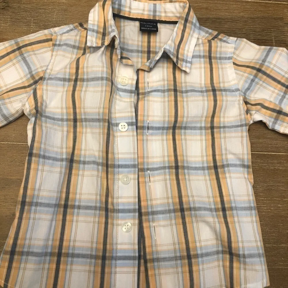 Nautica toddler button down shirt